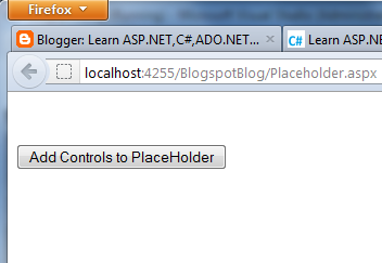 Add a BulletedList Control to a PlaceHolder