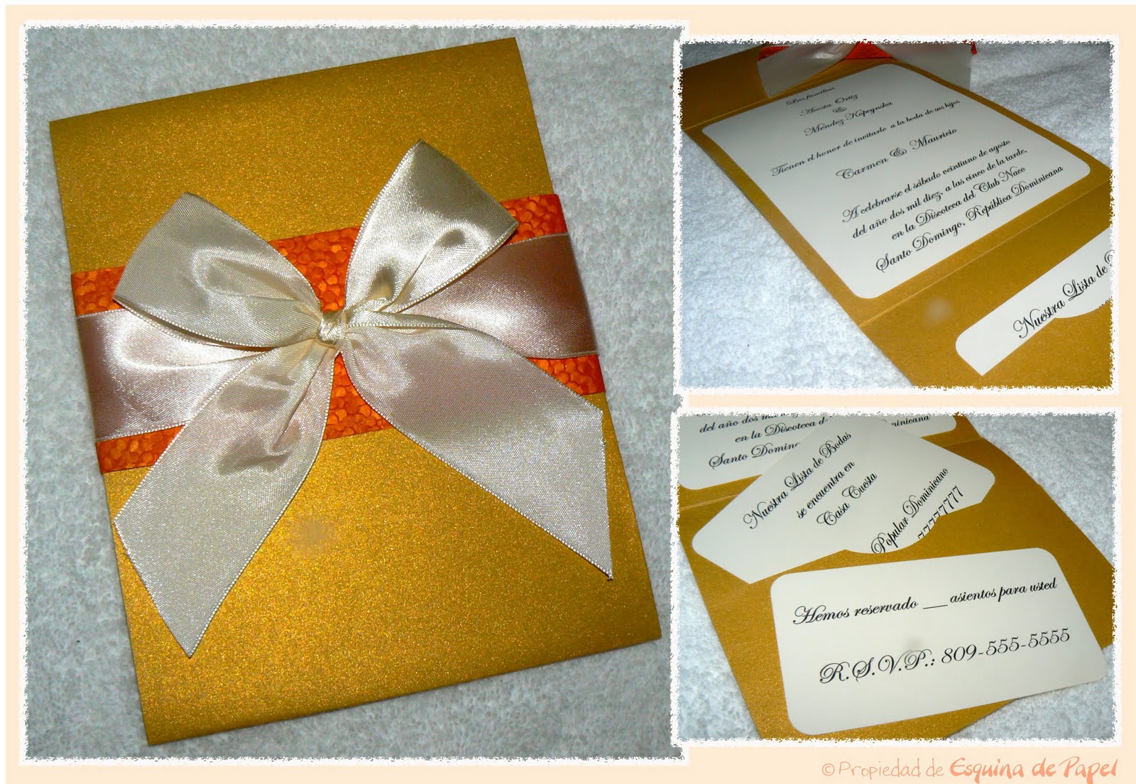 Invitación de boda Muestras Invitación de boda Muestras
