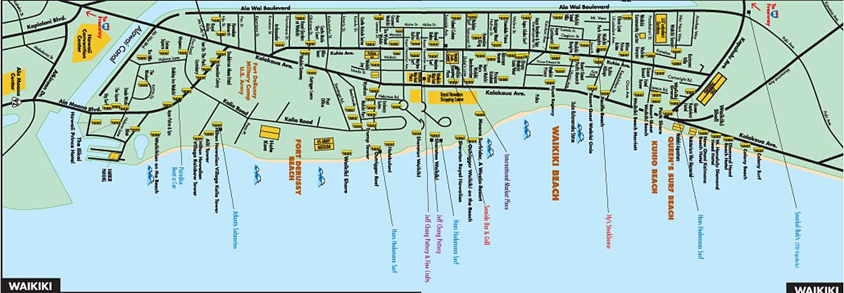 Map Of Hawaii Cities And Islands