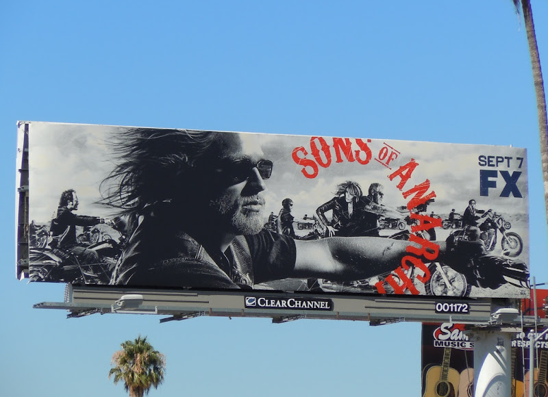 Sons of Anarchy season 3 billboard Sons of Anarchy season 3 ad