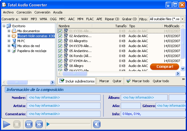 برنامج total audio converter 2014 لتحويل صيغ الصوت برنامج total audio converter 2014 لتحويل صيغ الصوت