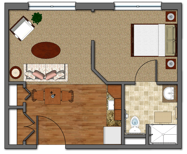 Apartment Floor Plans With Garage Apartment Floor Plans With Garage