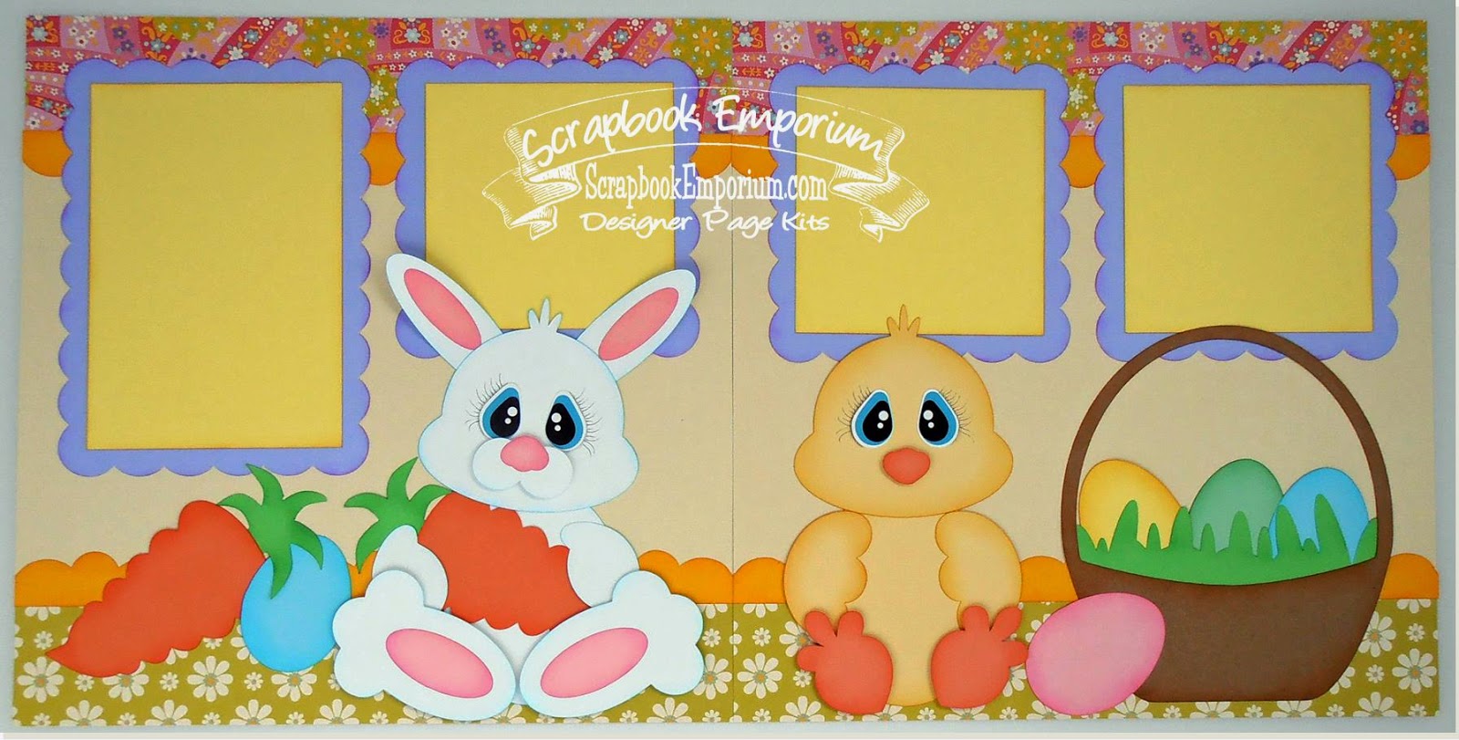 BLJ Graves Studio Easter Scrapbook Pages