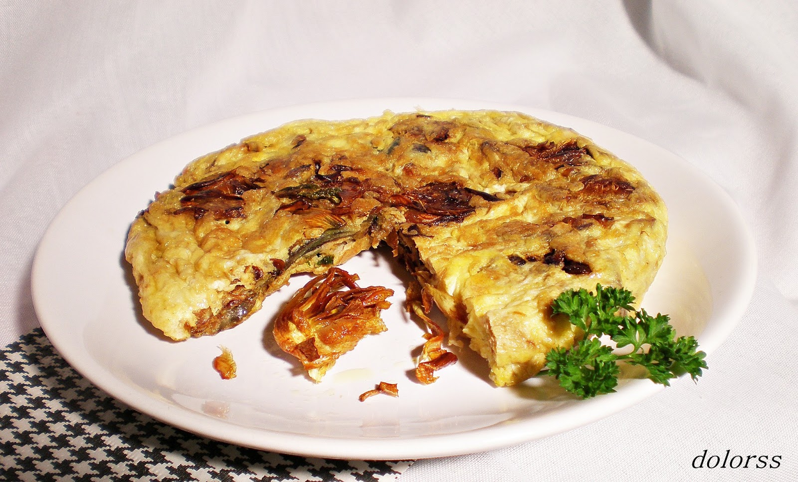 Blog de cuina de la dolorss Tortilla de alcachofa