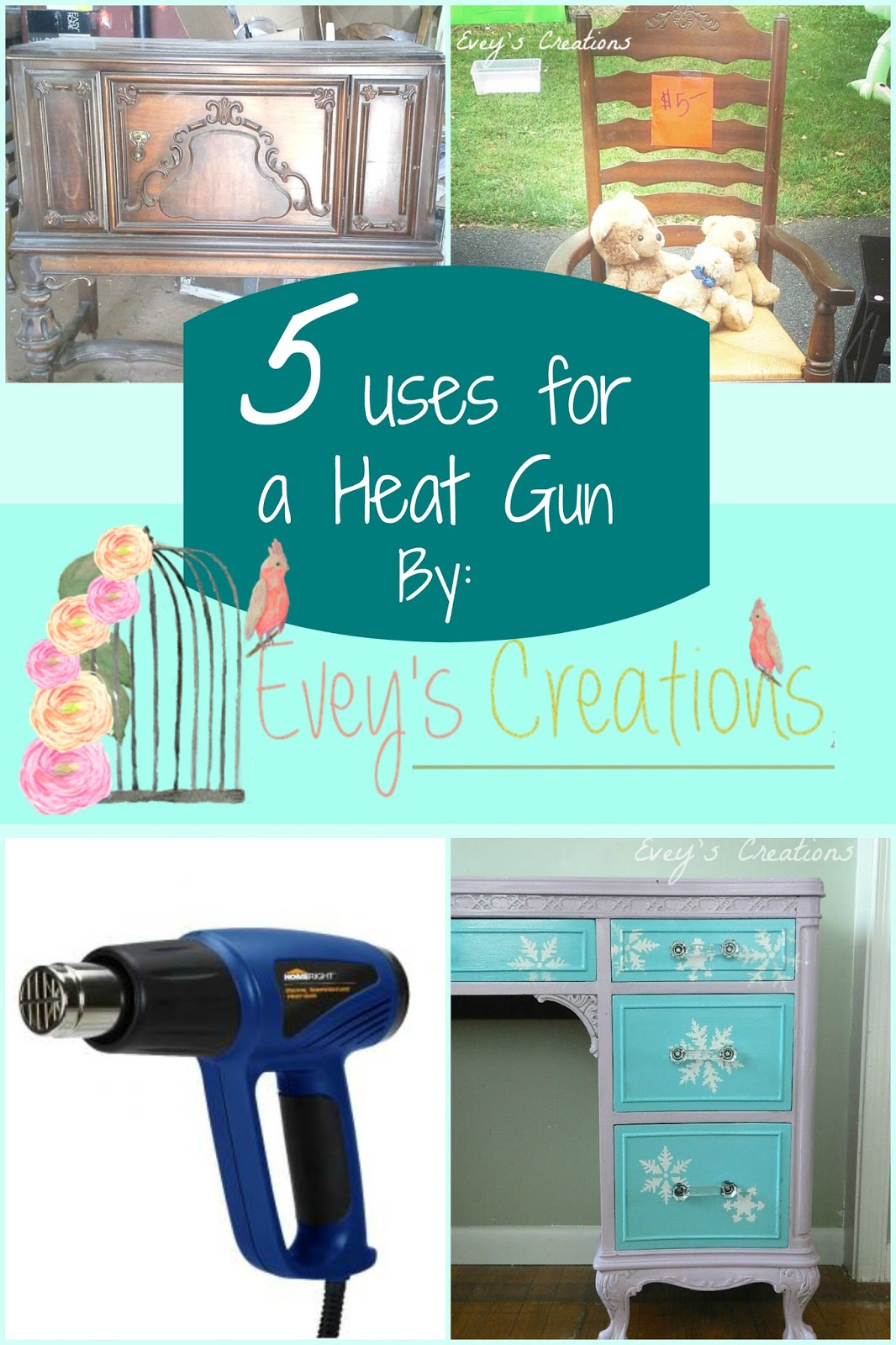 Evey's Creations 5 uses for your heat gun