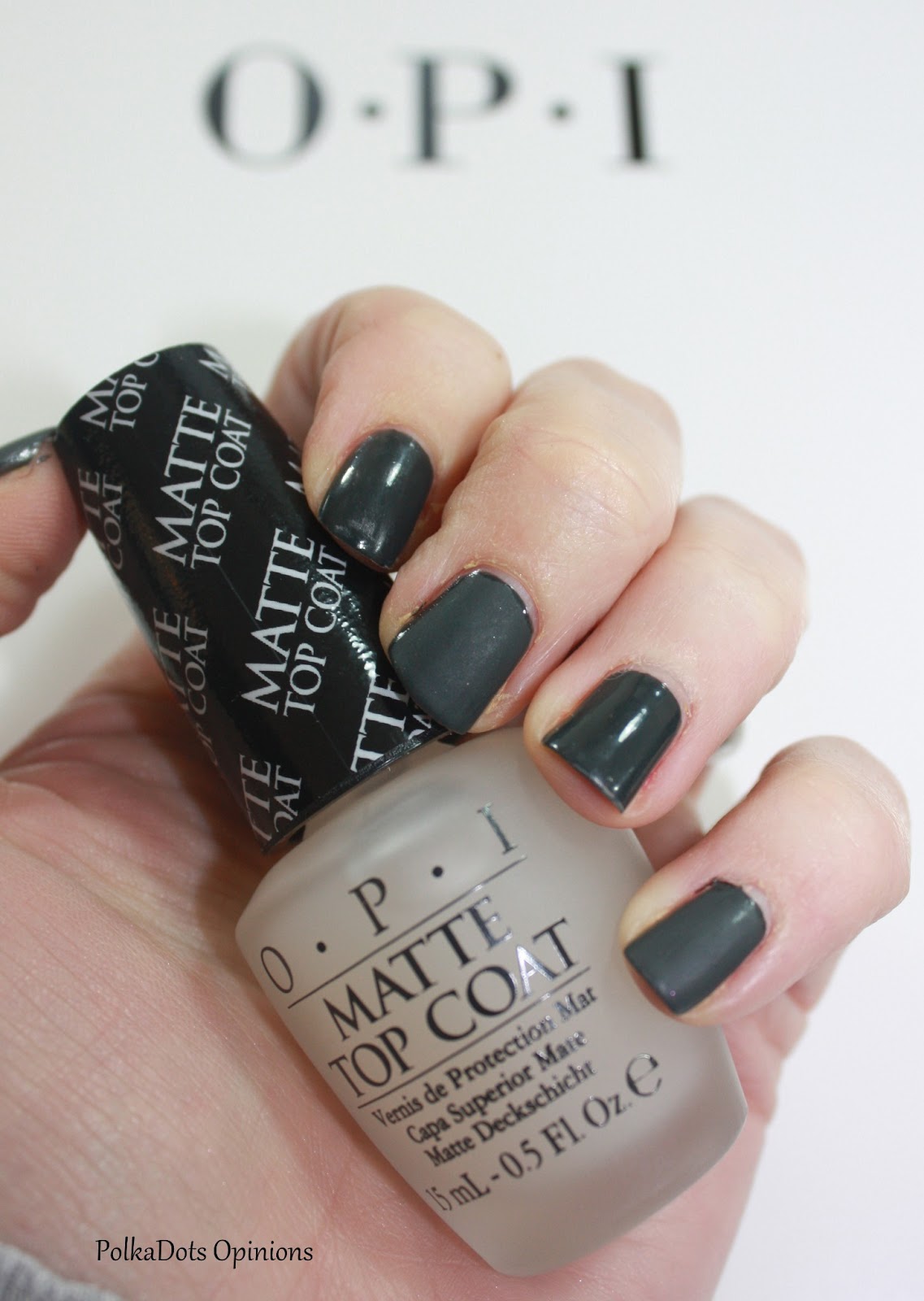 PolkaDots Opinions OPI Matte Top Coat
