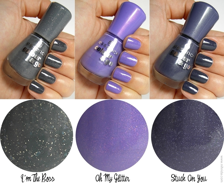essence color and go nail polish swatches