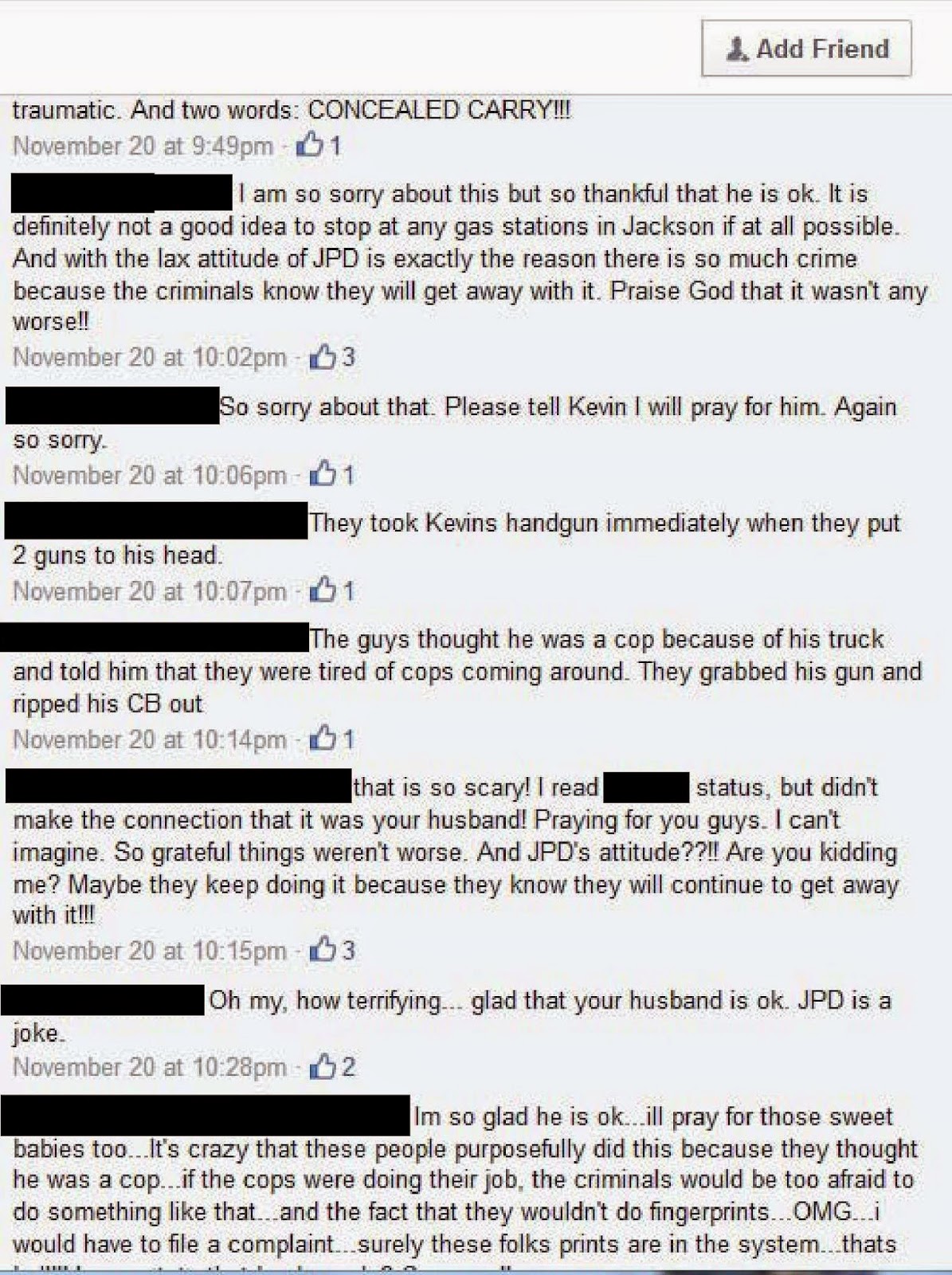 told p 4 sle report jackson jambalaya fb post says robbed beaten near told p 4 sle report jackson jambalaya fb post says robbed beaten near