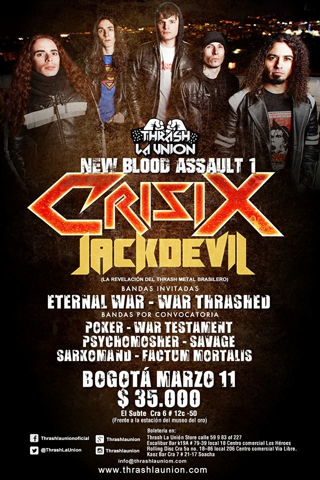 Crisix+JackDevil En Colombia 11/03/16