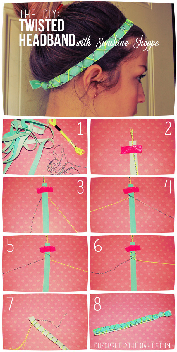 Twisted Headband Tutorial MISI Handmade in the UK