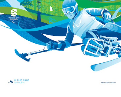 Free Vancouver 2010 Olympic Winter Games PowerPoint Background 31