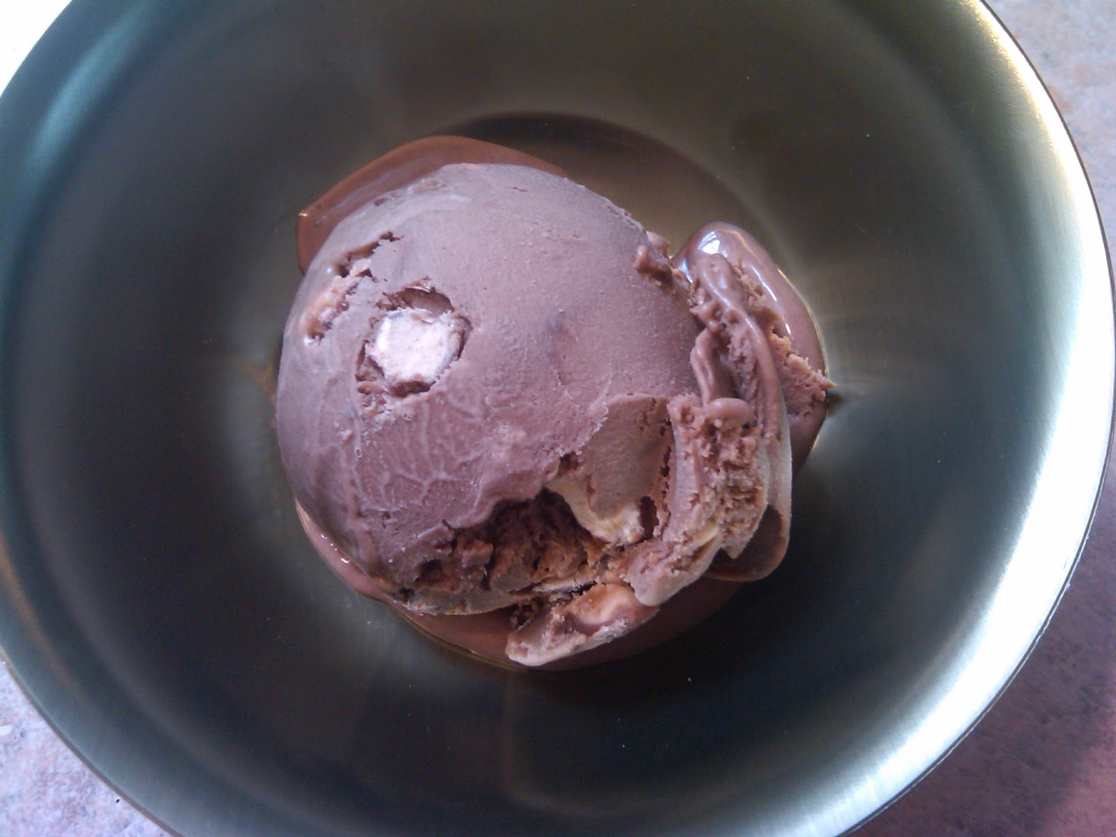 Michele's Woman Cave Chocolate Malted Milk Ball Ice Cream