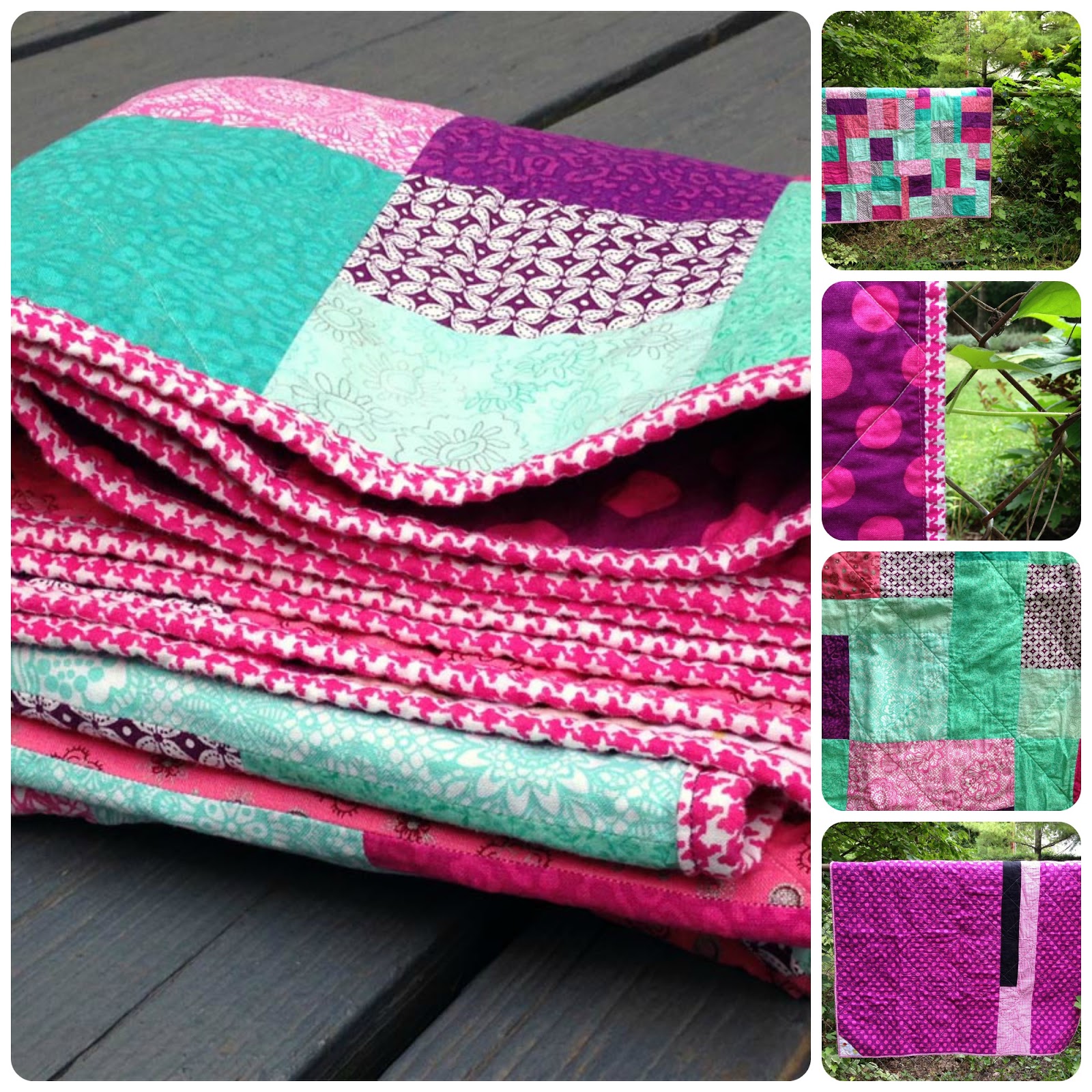 Hot Pink Quilts Quilts by a Hot Pink Girl