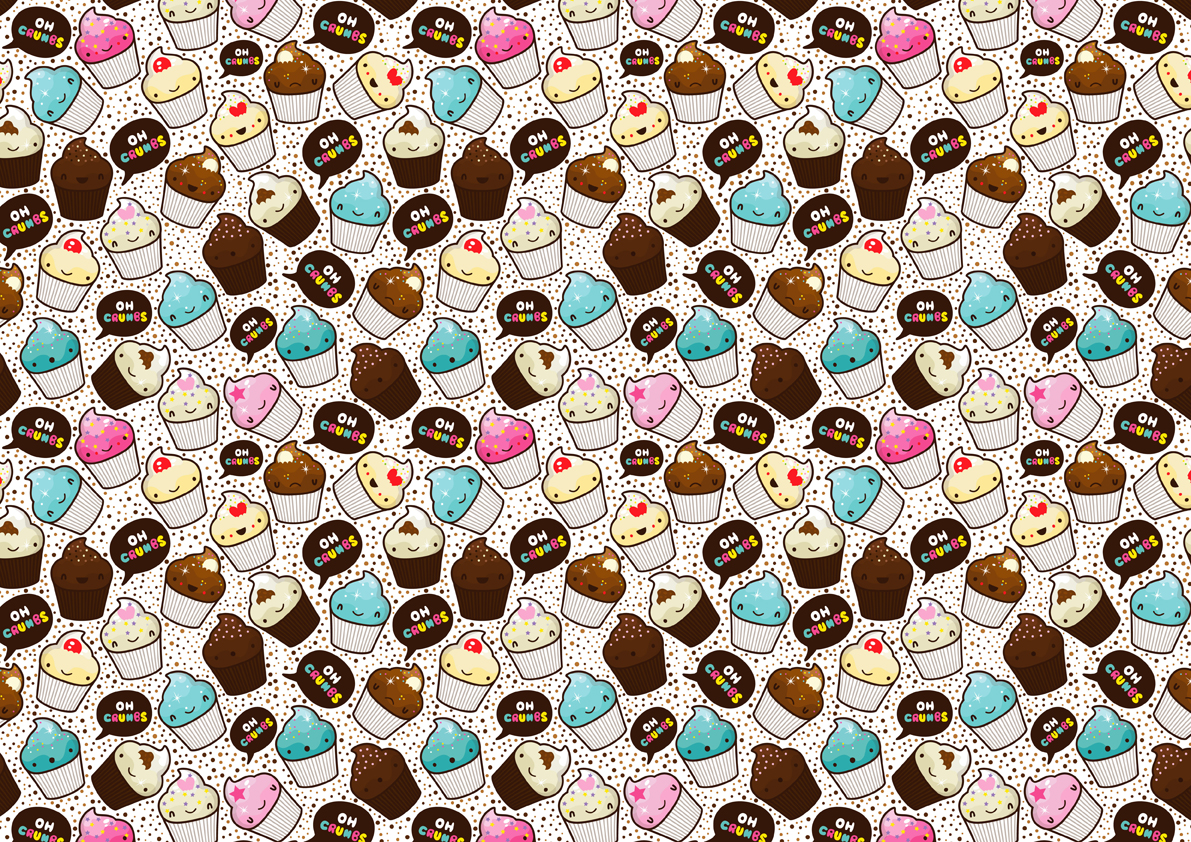 Cempaka\u002639;s Art and Craft: More Cupcakes Desktop Wallpaper