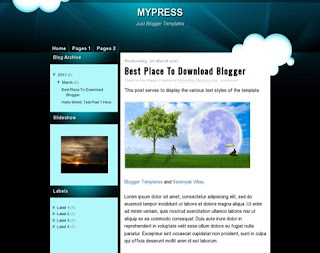MyPress Blogger Template
