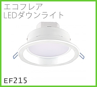 株式会社ドゥエルアソシエイツのLED照明、ベースライト・ダウンライトEF215のイメージ画像