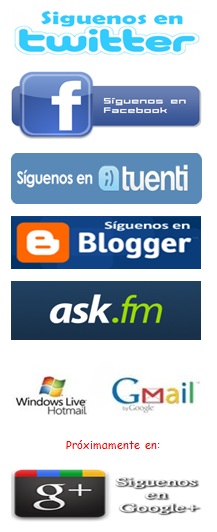 Nos puedes seguir en: