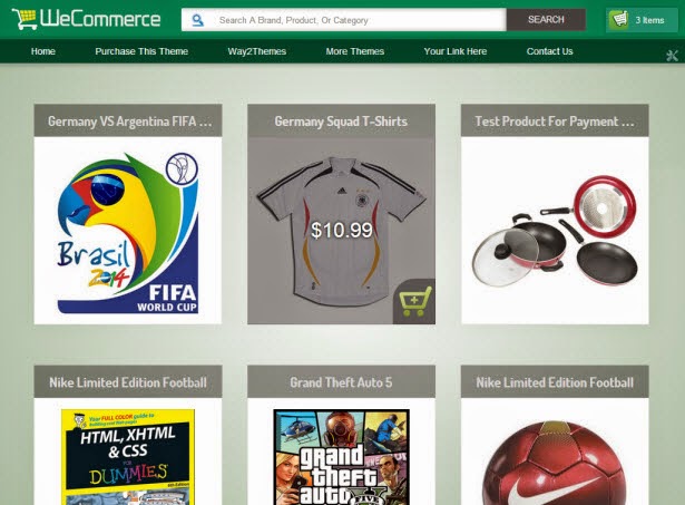 WeCommerce - An ECommerce Responsive Blogger Template ECommerce Responsive Blogger Template