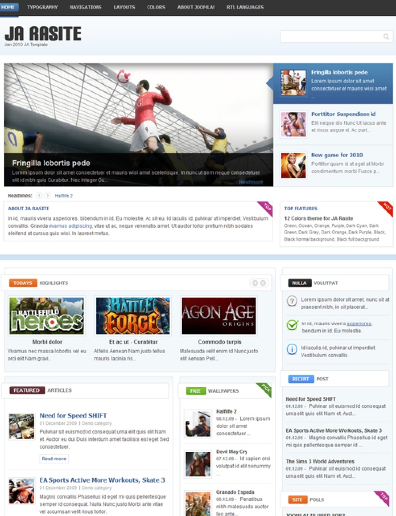 Yootheme Joomla Templates yootheme demo site template showcase free