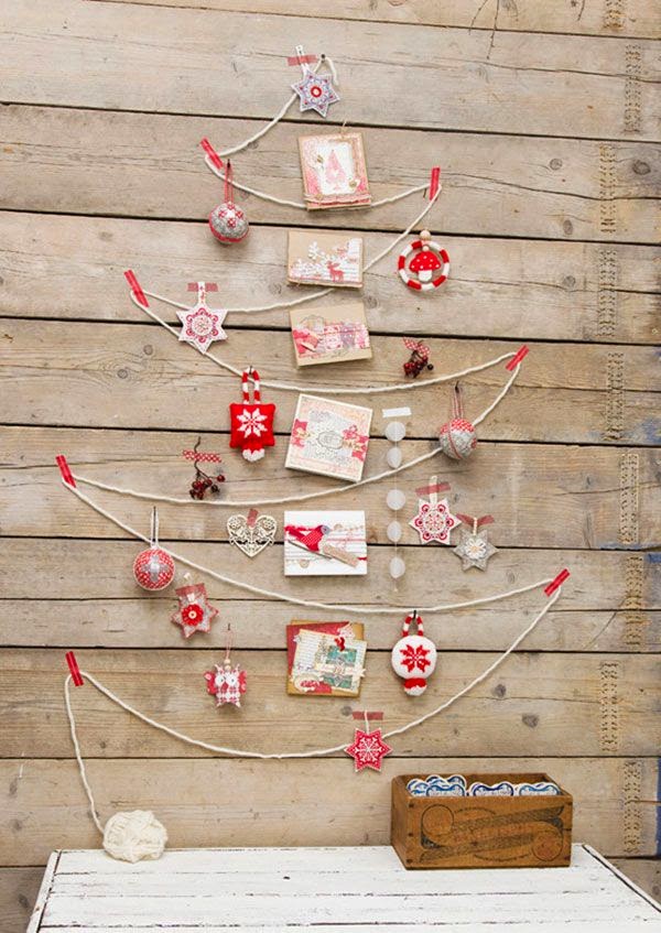 árbol de navidad con washitape