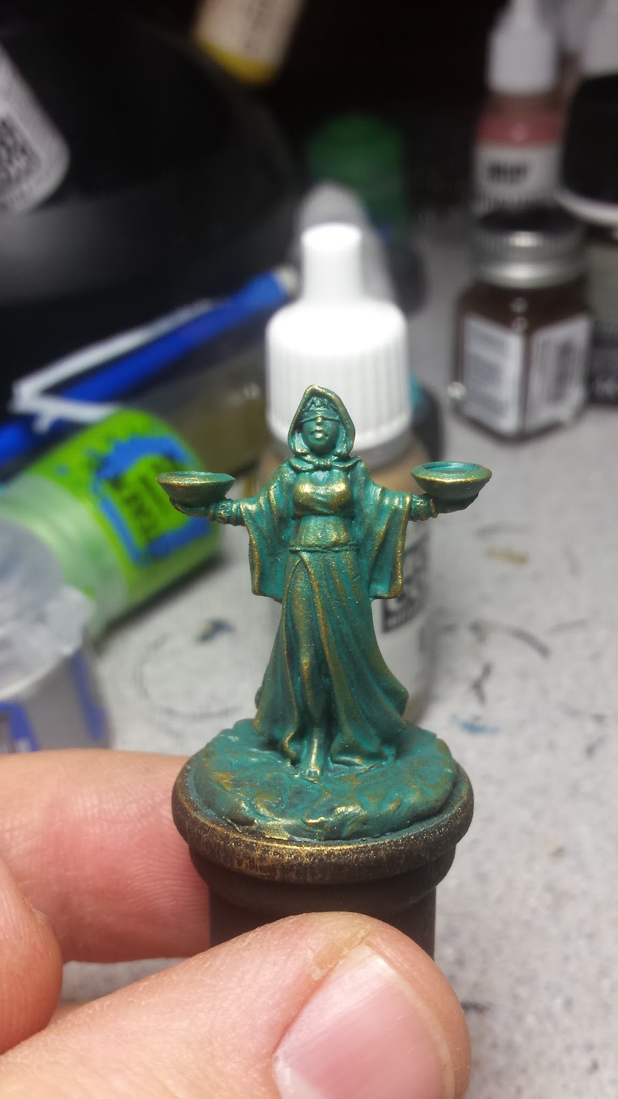 Brush Wizard Tutorial How to Paint Weathered Brass