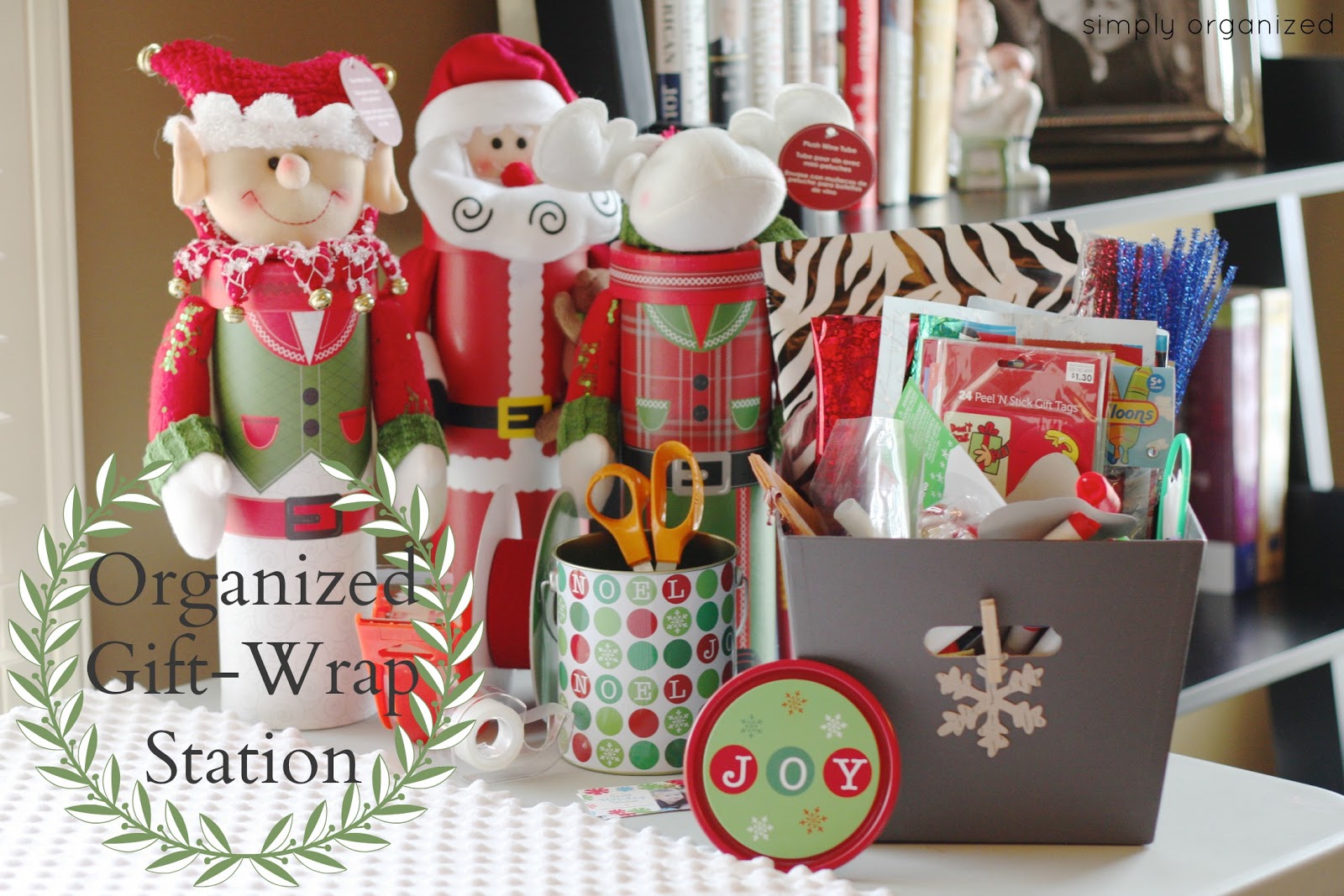 Wrapping Paper Storage, Gift Wrap Organizers & Gift Wrap Stations