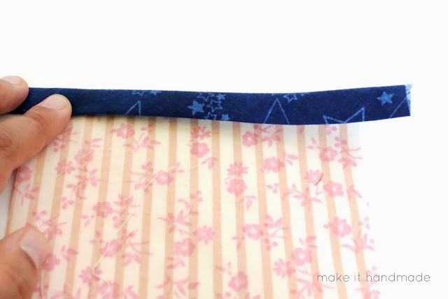 How to avoid all that tedious ironing that comes with making bias tape. Bind your projects with no iron bias strips