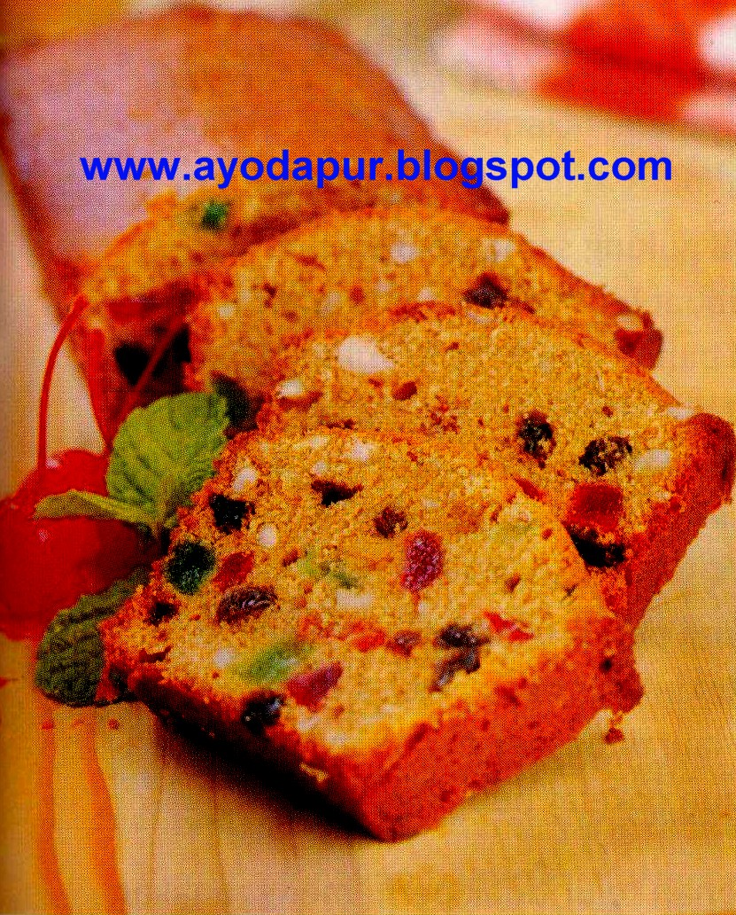 Resep Dasar Fruit Cake Resep Masakan Indonesia