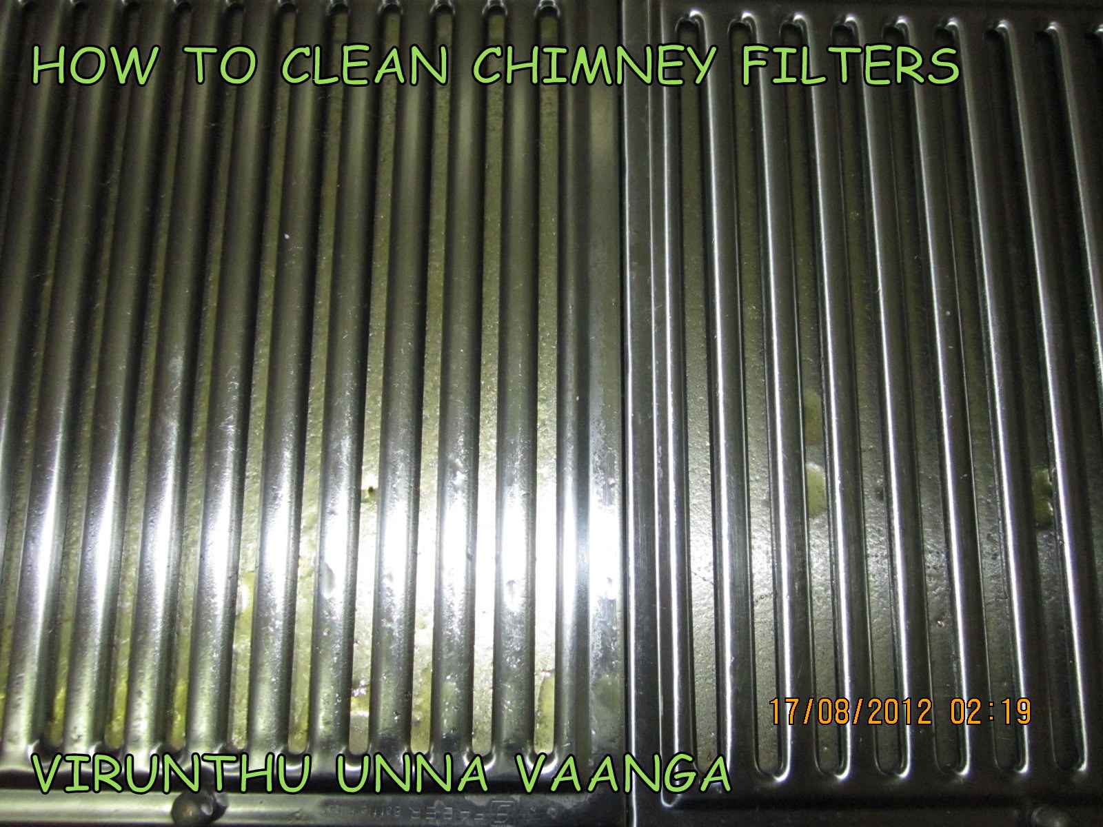 VIRUNTHU UNNA VAANGA CLEAN BAFFLE FILTERS OF ELECTRIC CHIMNEY