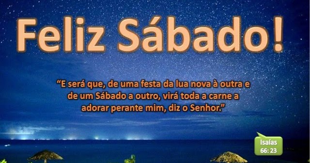 Esperança do Advento: FELIZ SÁBADO