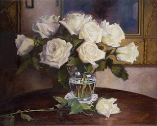 white roses bouquet print white roses bouquet print