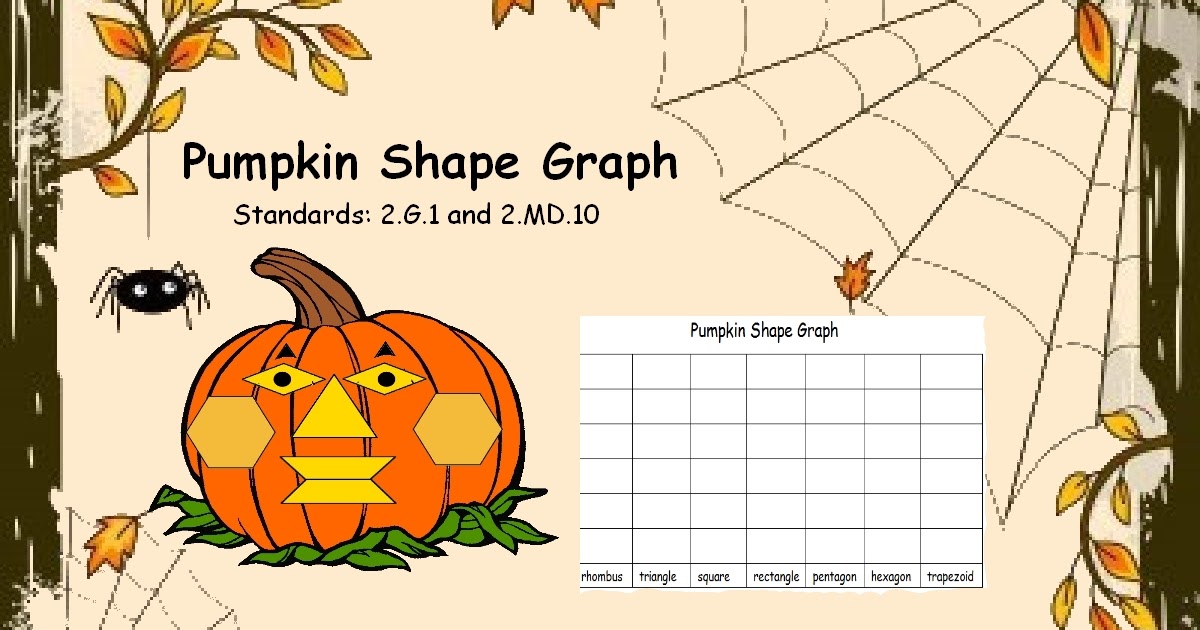 Mrs. Robbins' 2nd Grade: Pumpkin Shape Graph 2.G.1 and 2.MD.10