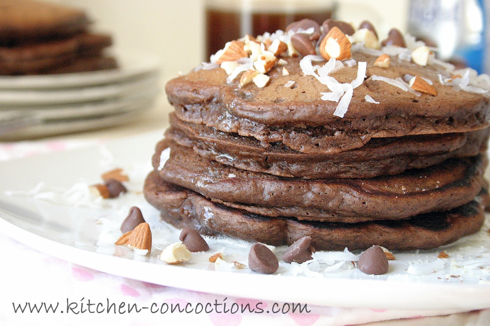 Almond Joy Pancakes Kitchen Concoctions