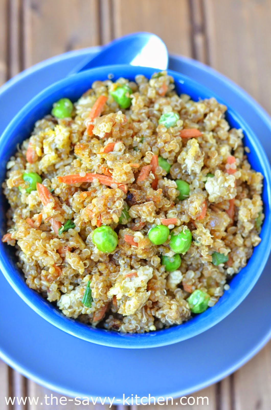 The Savvy Kitchen Quinoa Fried "Rice"