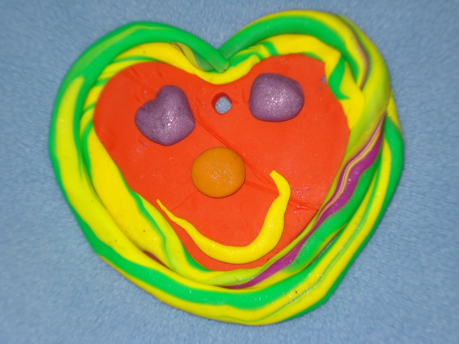 Terry Taylor Studio Clay heart project!