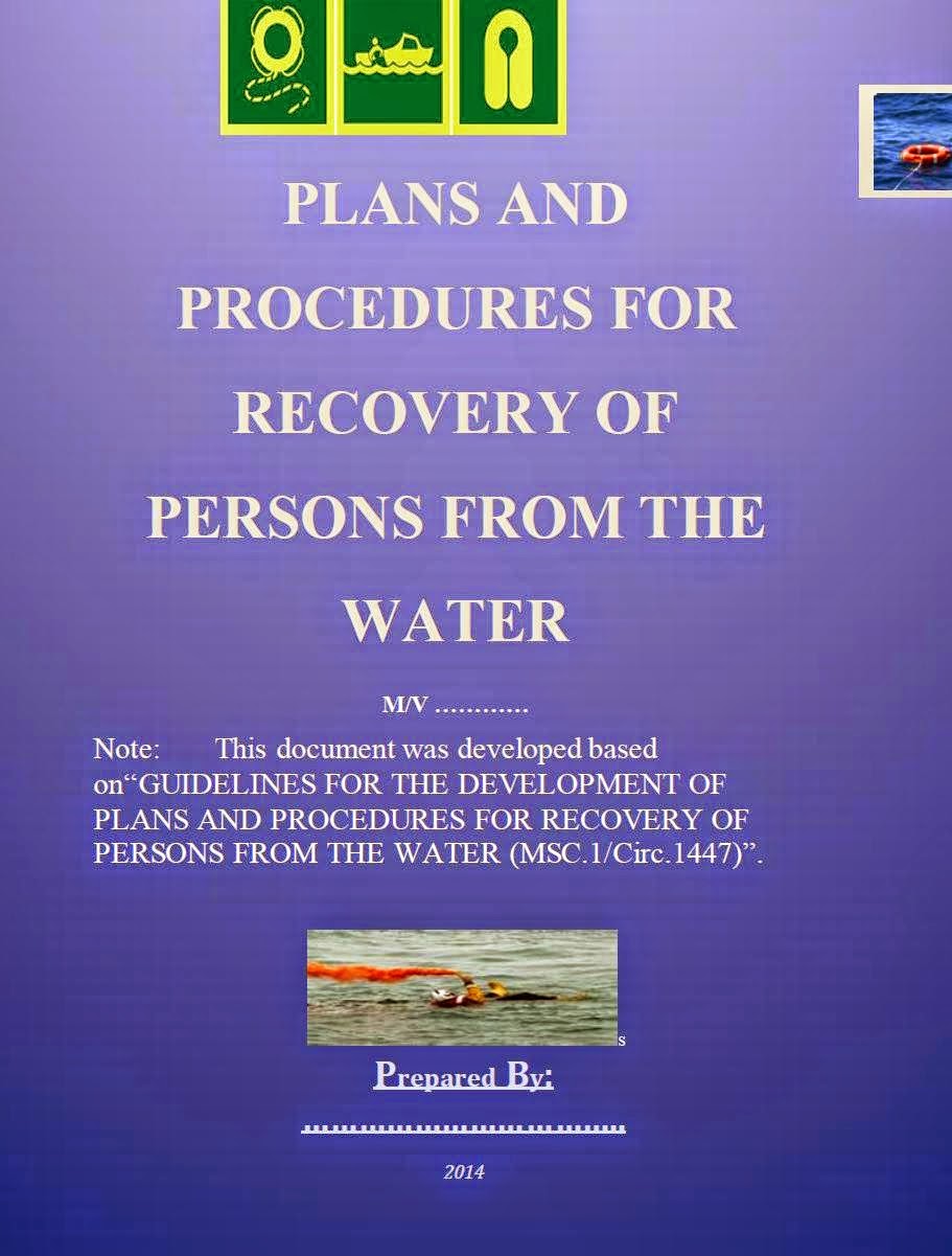 PLANS AND PROCEDURES FOR RECOVERY OF PERSONS FROM THE WATER