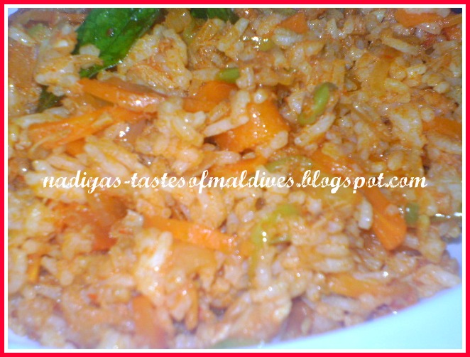 Nadiya's Tastes Of Maldives Tuna fried rice (1)