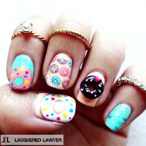 lacquered lawyer nail art