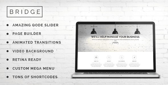 Qodeinteractive Bridge wordpress theme