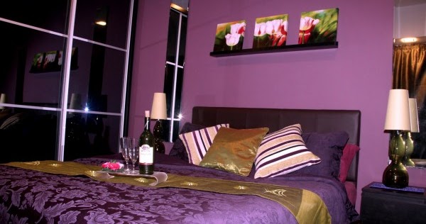 HABITACIONES CON PAREDES VIOLETAS | DORMITORIOS CON ESTILO