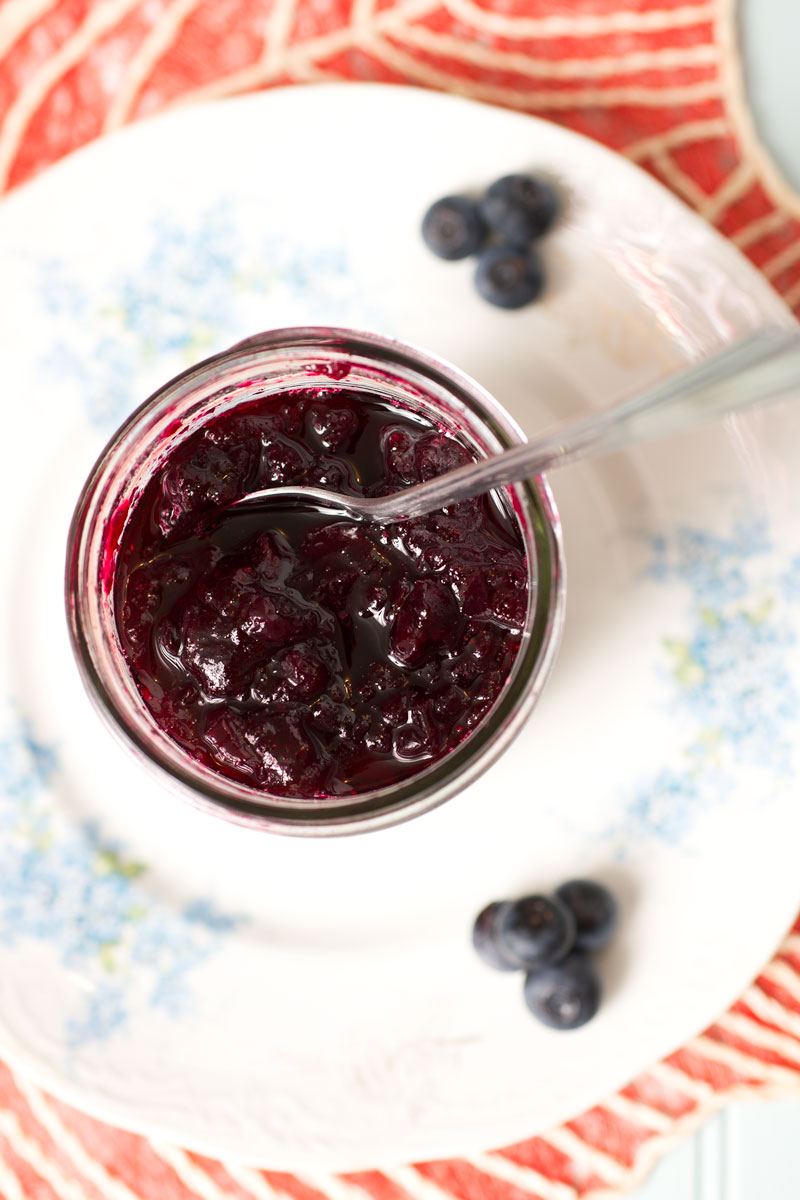 Sugar & Spice by Celeste Easy Lemon Blueberry Jam + An Itchy Berry