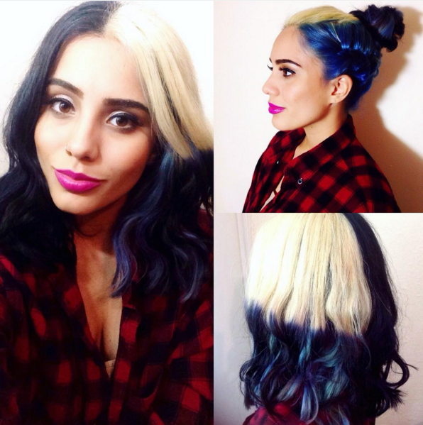 cool unique hair color - nubia's