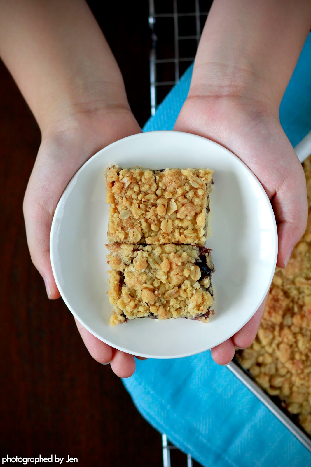 In Cookie Haven Sliced Jam Crumble Cookie Bar