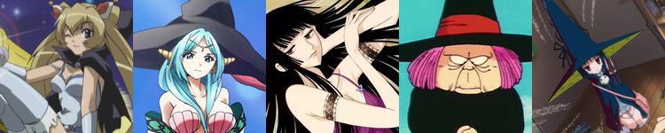 Bruxas: Ayumi Mamiya, Magi Yamuraiha, Ichihara Yuuko, Uranai Baba e Rurumo