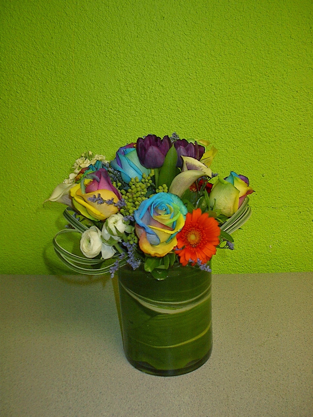 Las Vegas Flowers, Premier Event Florists Rainbow Of Colors Las Vegas