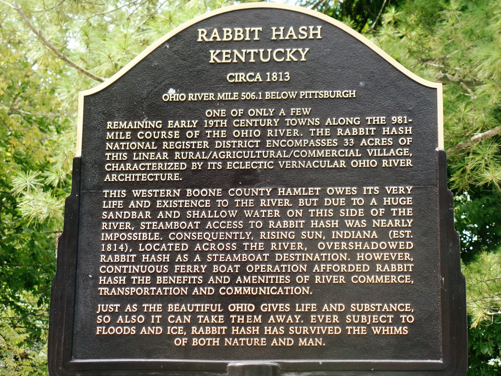 Sandi's Journey... Rabbit Hash, Kentucky...