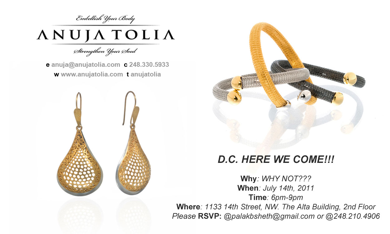 DC STYLE EVENT Anuja Tolia Trunk Show Fashion Blogs DC Fashion