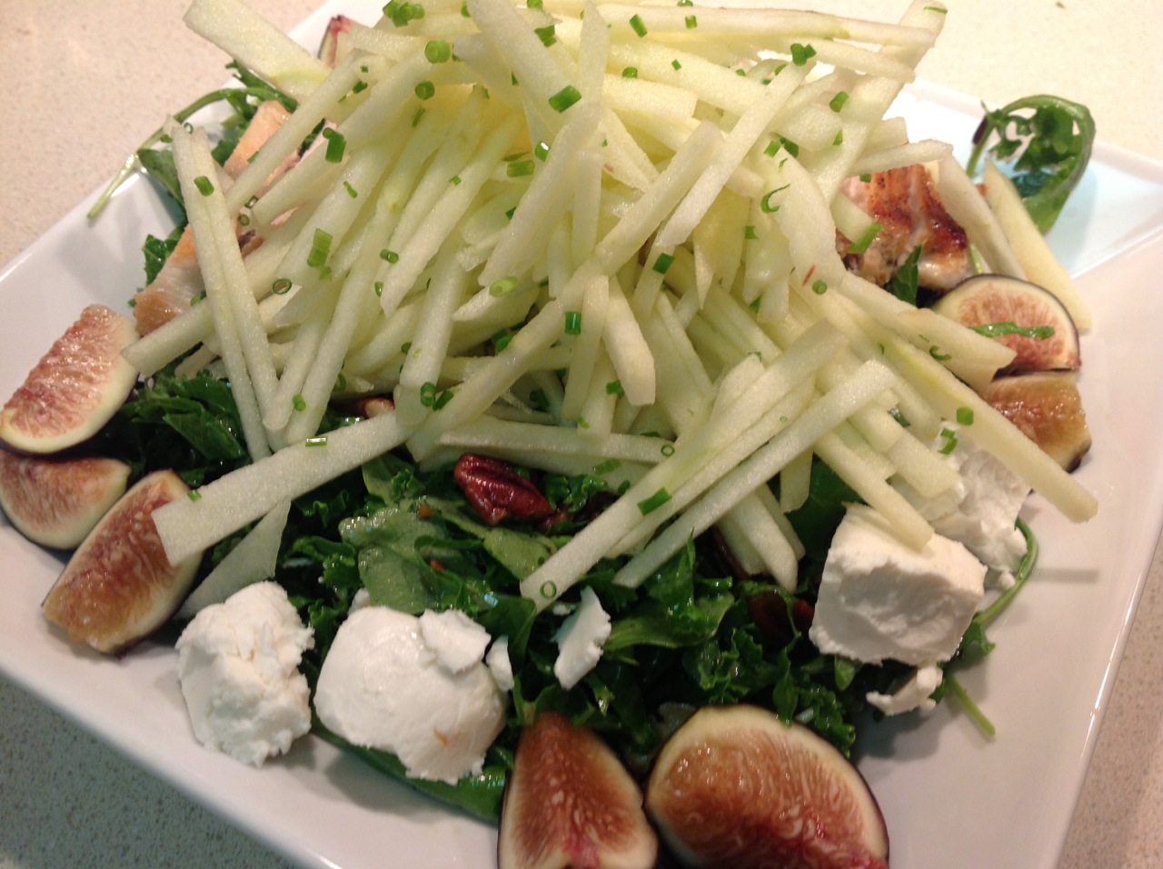 Cook In / Dine Out Kale, Fig & Apple Salad