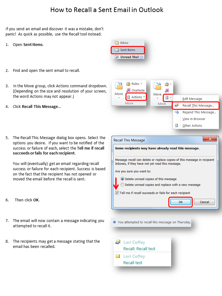 how to recall email from outlook how to recall email from outlook