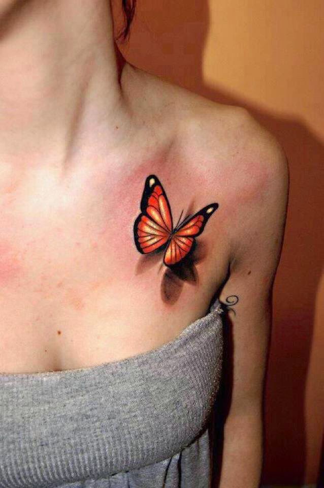 Butterfly Tattoo on Shoulder Butterfly Tattoo on Shoulder